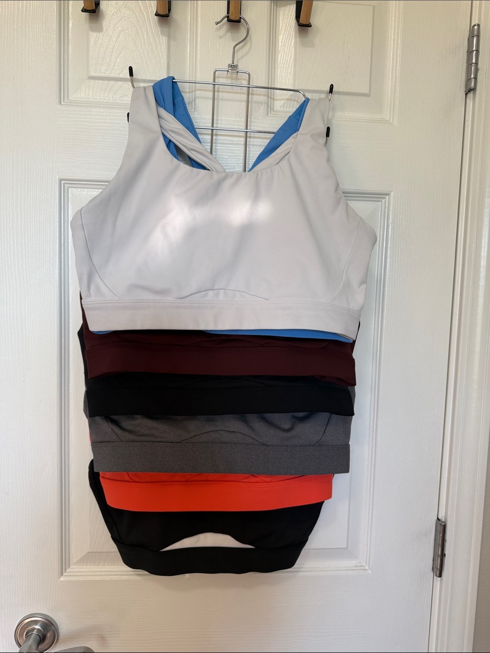 Lot of 7 Athleta Interval Sports Bras Size XL D-DD